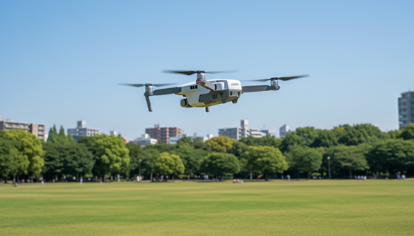 ドローン飛行シーン