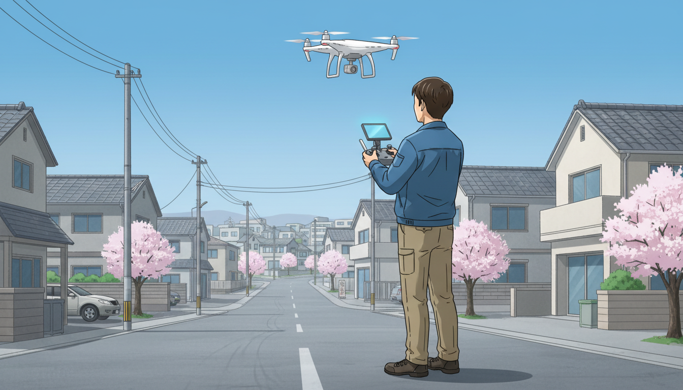 ドローン副業のイメージ